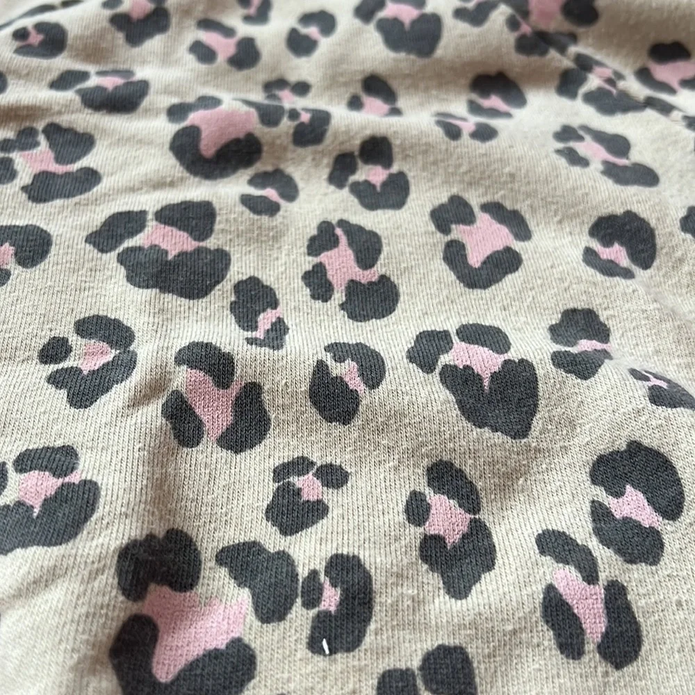 Grayson mini Toddler Girl Leopard Print Sweatshirt Dress Size 3t